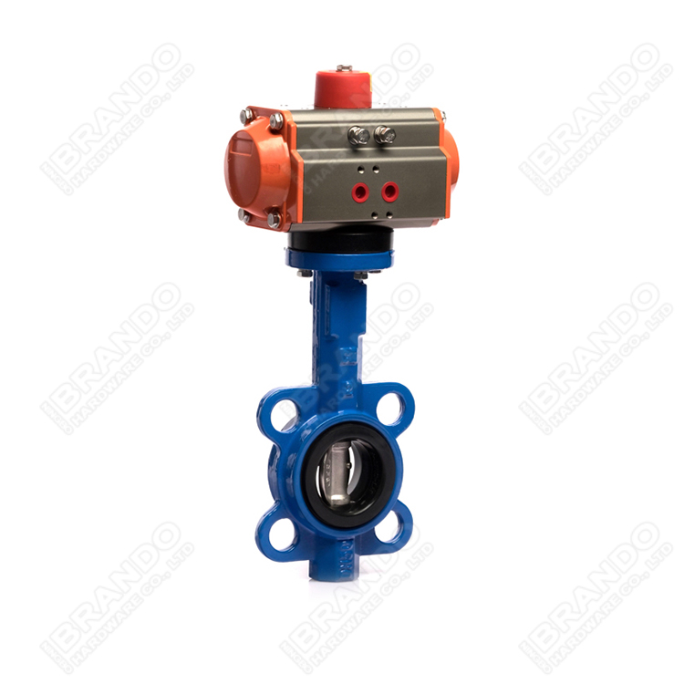 4'' Pneumatic Actuated Flange Ball Valve Stainless Steel 304