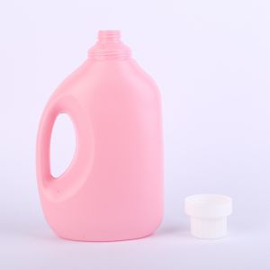 Pink Liquid Laundry Detergent Container HDPE Empty Tide Bottles 5L