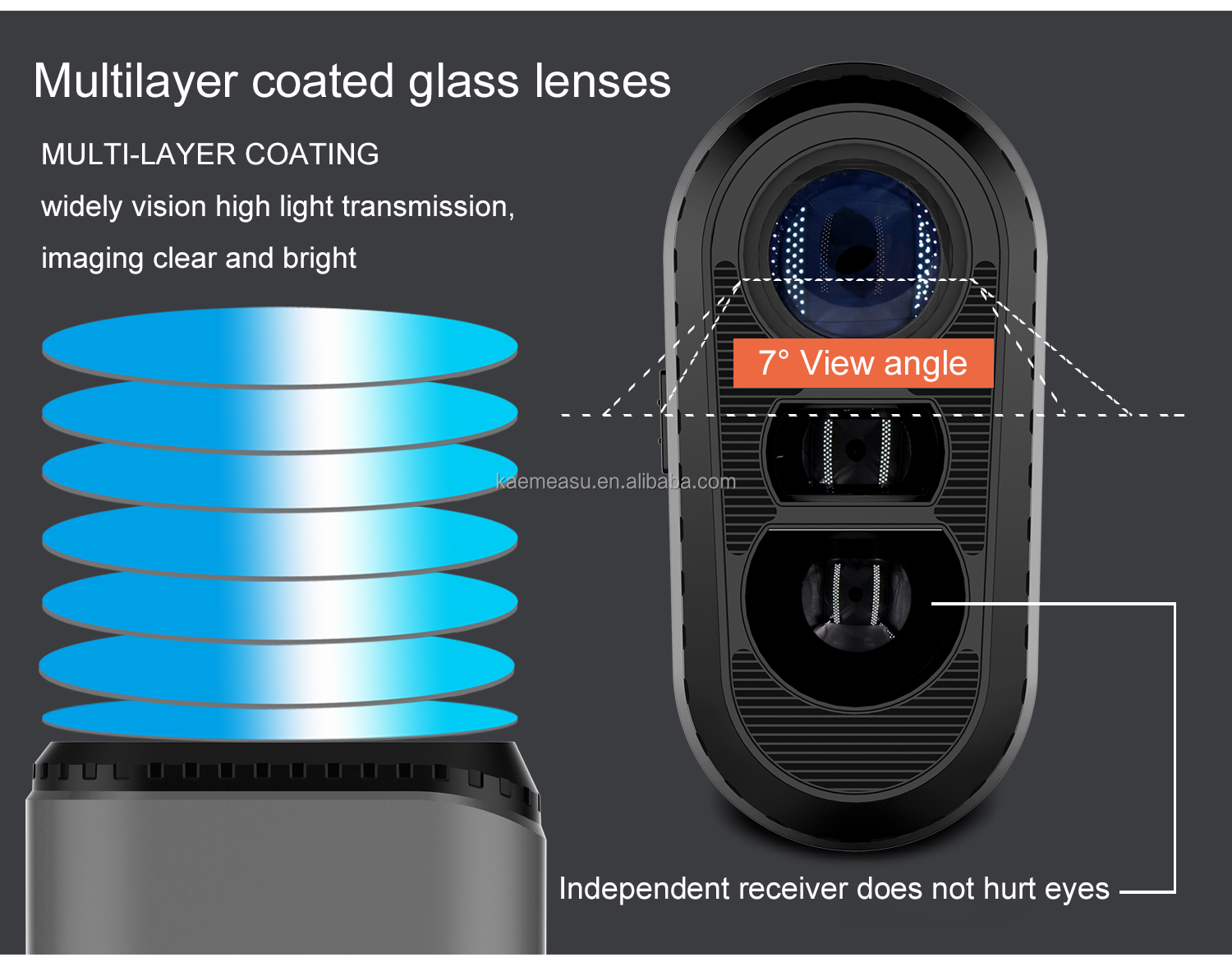 Handheld Mini 450m-1000m Laser Rangefinders Diastimeter Golf Laser Range Finder Optical Telescope For Hunting