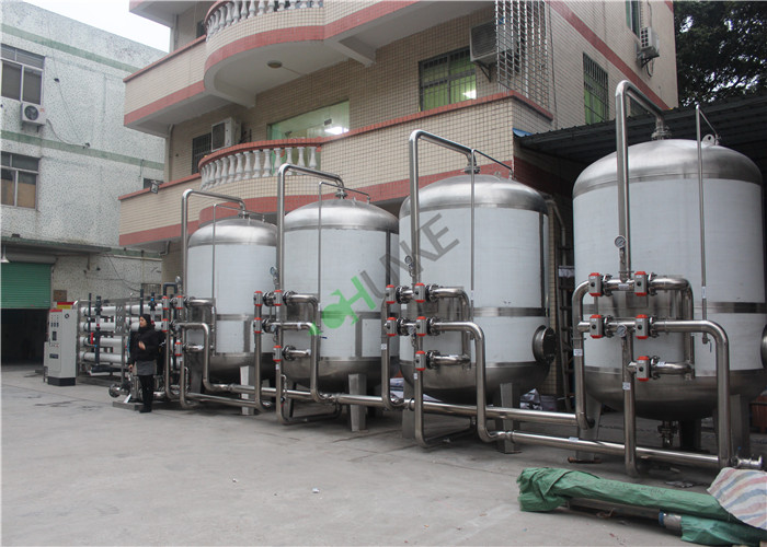 Cycle 45T Big Seawater Desalination Equipment , Sea Water Filtration RO Plant