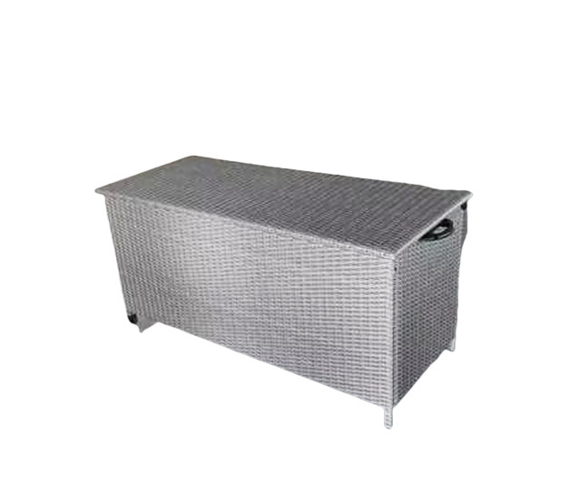 Home Indoor And Outdoor Garden Space Cushion Trunk Furniture Rattan Storage Box Outdoor Woven Rattan Waterproof