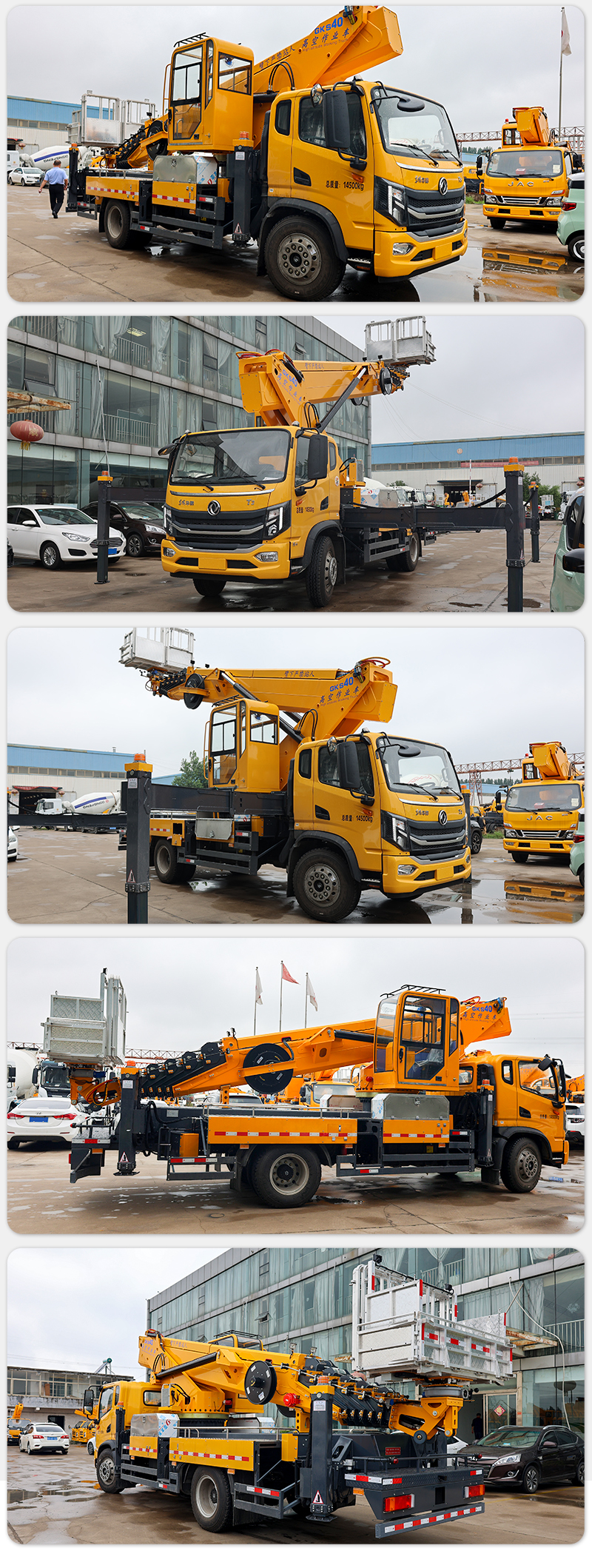 Hydraulic Bucket Lift Truck 40m Diesel aerial platform work vehicles for sale