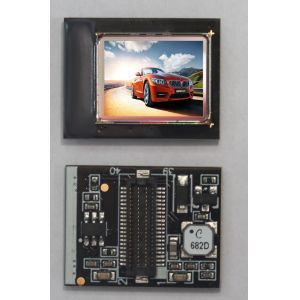 Vertical RGB Strip Micro OLED Microdisplay with Maximum Brightness of 3000 Cd/m2