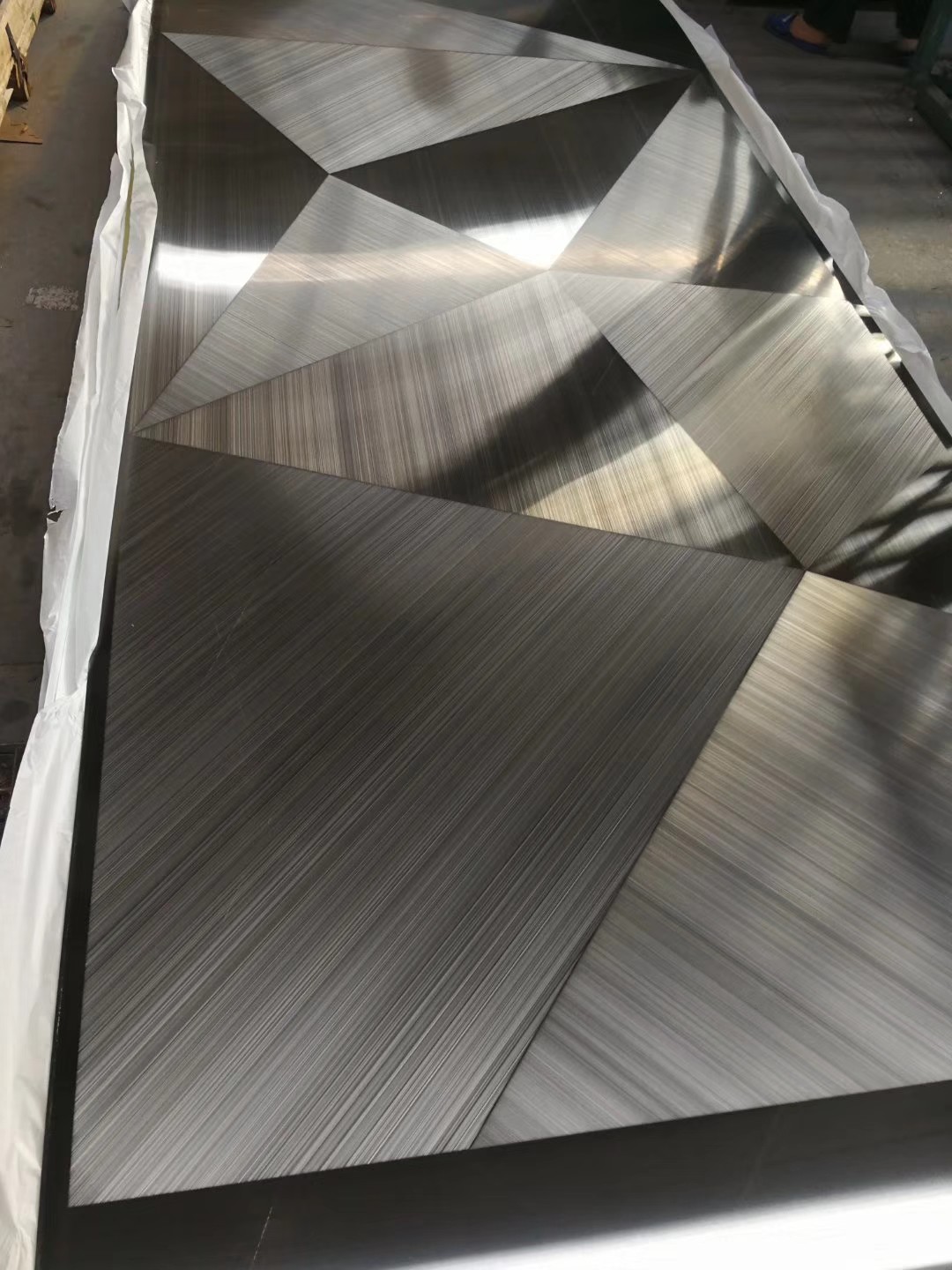 New Designs 304 316 Brush Hairline No.4 Parts Stainless Steel Sheet For Hotel Decoration Project
