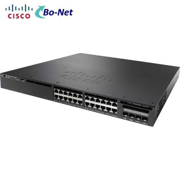 WS-C3650-24PD-S Network Cisco Switch Catalyst 3650 24 Port PoE 2x10G Uplink IP