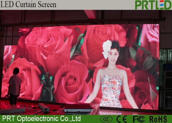 Waterproof P10.416 LED Curtain Screen , Indoor Outdoor Stage Background LED