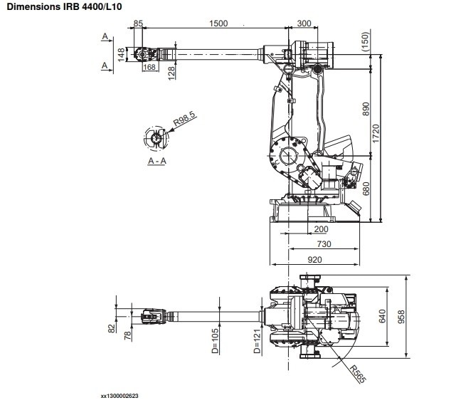 Abb Irb 4400 Datasheet Accuracy 0.05mm For Industrial Robot Supplier
