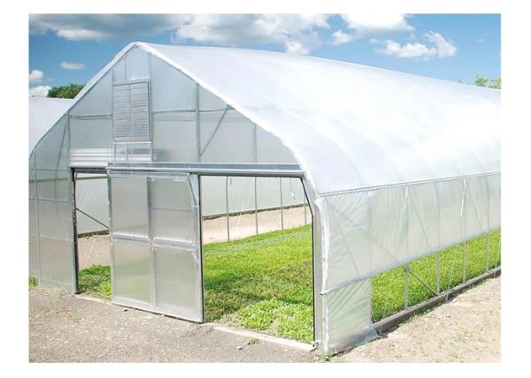 Multi Span Agricultural Greenhouse , Industrial Greenhouse Modern Plant