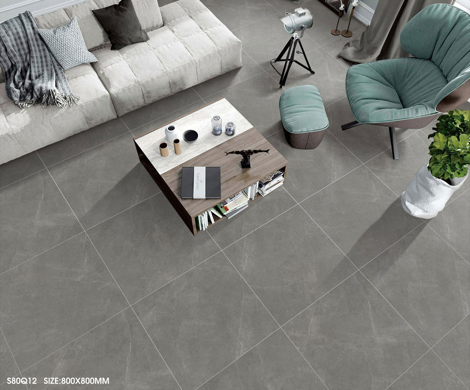 Antique Gray 60x120cm Soft Glazed Durable Indoor Floor Porcelain Textured Tile For Living Room