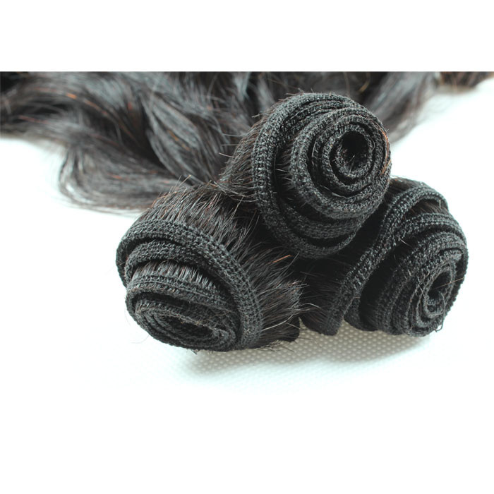 Human Hair Funmi Hair Weave Double Drawn Indian Remy Hair Weft Hair Extensions