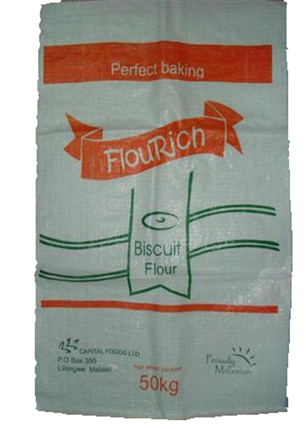 PP Woven Wheat Flour Packaging Bags Recyclable Waterproof 25kg Customized Color