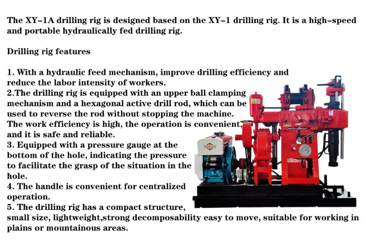 150 Meters Depth Exploration Drill Rig Construction Core Engineering
