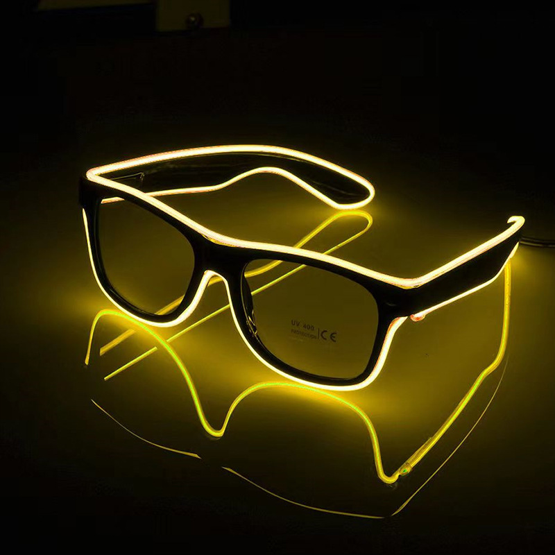 Luminous Glasses Blinds Glow Sunglasses For Party Bar Flash LED Light Toys Easy