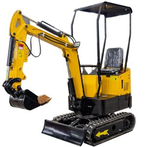1330mm Rotation Radius 1.5 Ton Mini Excavator For Farm Use High Performance