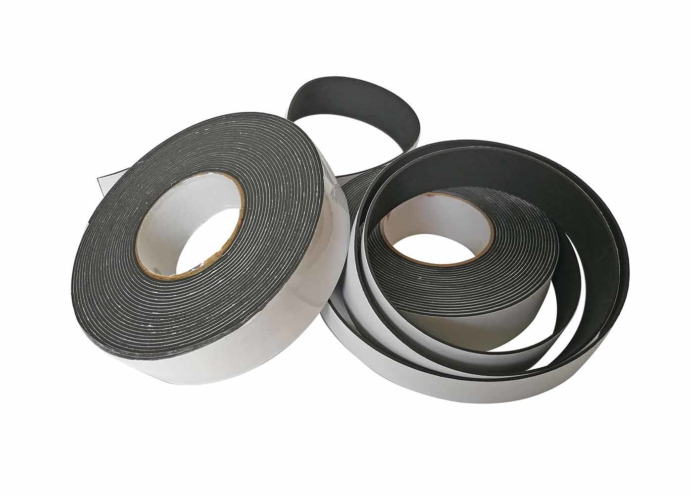 Black / White EVA foam One Sided Adhesive Foam Tape Masking Cushioning Function