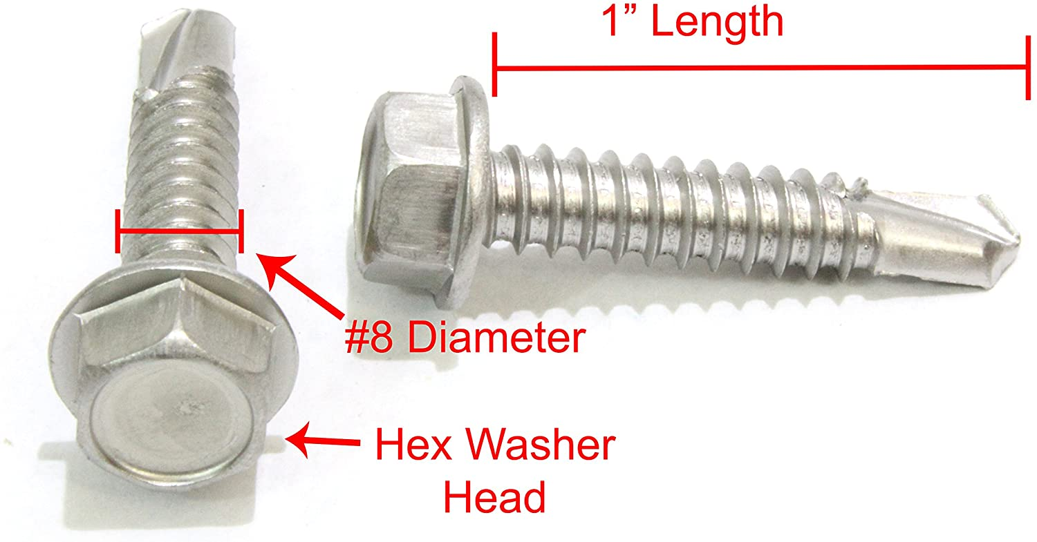 Galvanised Hex Washer Head Self Drilling Screws M3-M6.3 for Industrial Applications
