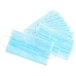 Anti Dust Blue Disposable Protective Mask Elastic Ear Loops With No Pressure