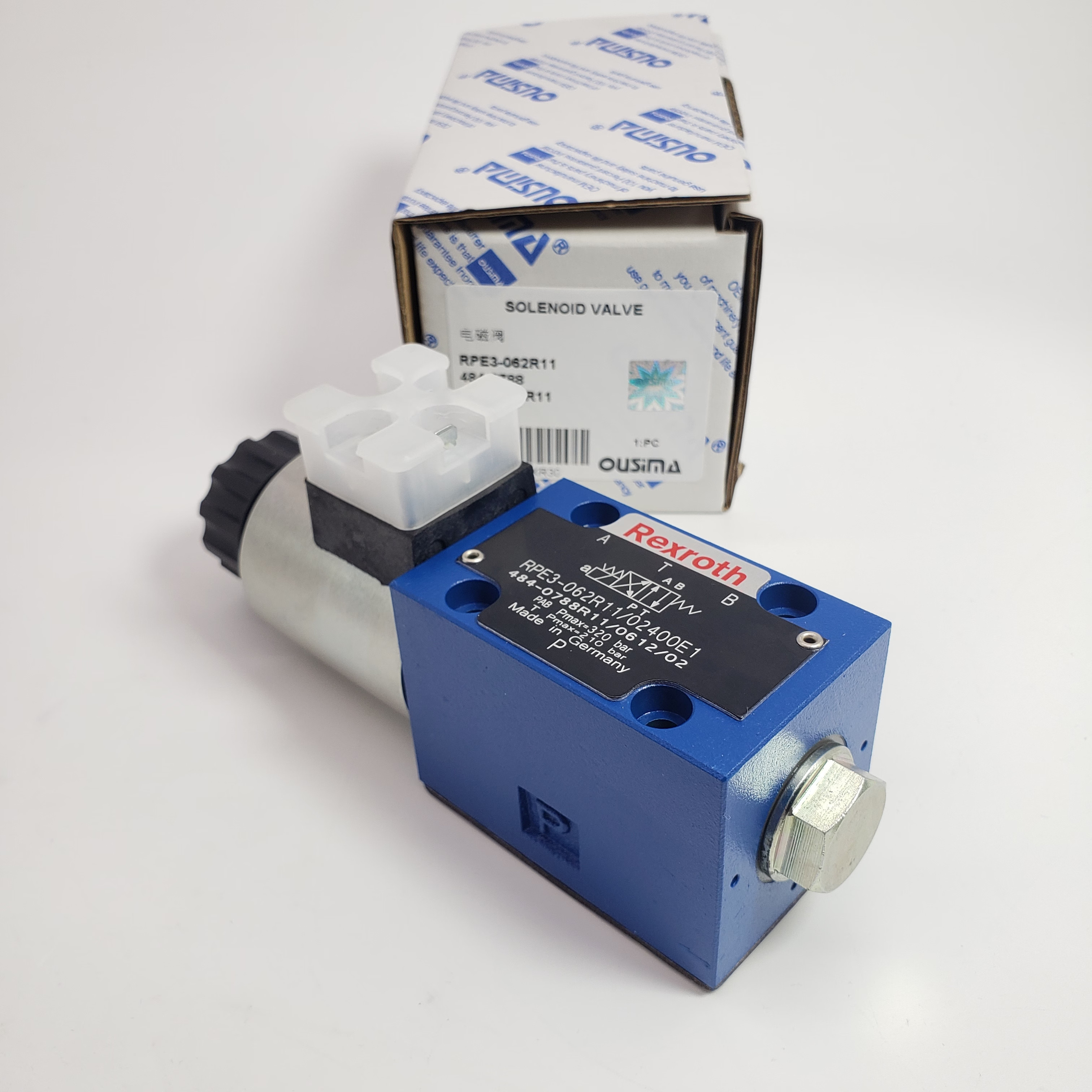 Solenoid Valve RPE3-062R11 484-0788 484-0788R11 For Rexroth