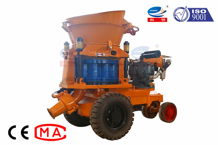 Air Motor Dry Mix Concrete Shotcrete Machine Pneumatic For Hydroelectric Works