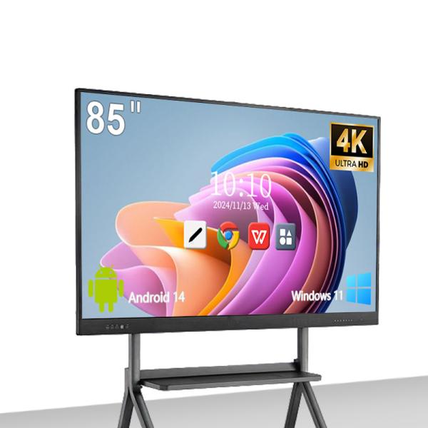 86'' Smart Board School Teaching Interact LCD Panel Digital Flat Interactive