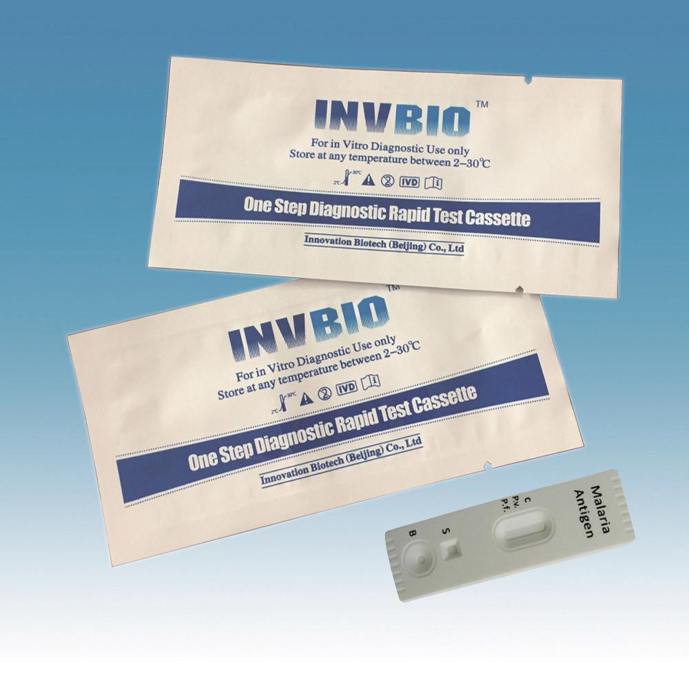 Tropical Disease Rapid Diagnostic Test Kit Malaria Rdt Antibodies Pv / Pf Blood