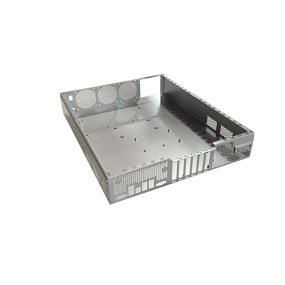 Cnc Cut Sheet Metal Bracket Manufacturer Milling Anodized Electronics Cover Housing
