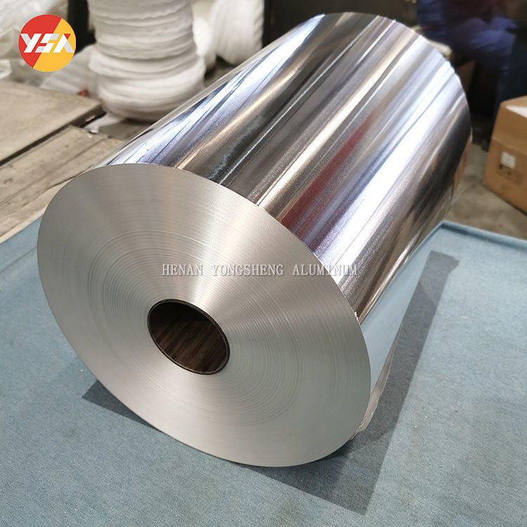 Customeried Silver Aluminum Alloy Foil Roll 6microns 8011 1100 Length