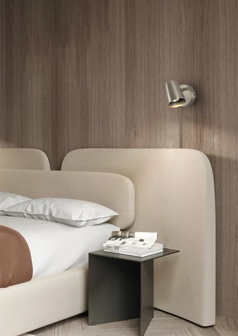 Hotel bedside lamp GU10 E27 reading lamp headboard wall light luxury hotel wall lamp villa bed retro wall light
