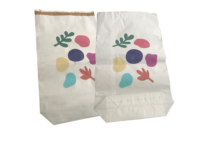Custom Size Recycled Kraft Paper Bags 20kg 25kg Pasted Multiwall Paper Bags