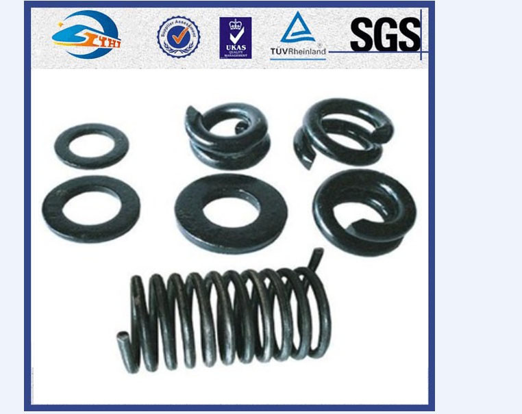 55Si2Mn 38Si7 Elastic Rail Clips Railway Fastening System 44HRC - 48HRC