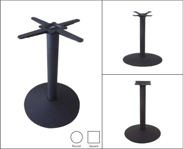 Restaurant Furniture Commercial Metal Table Legs Pedestal Style 28''/ 41''