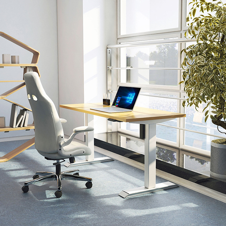 Suppliers Offer Black Wooden Motorized Table for Adjustable Height Sit Stand Up Desk