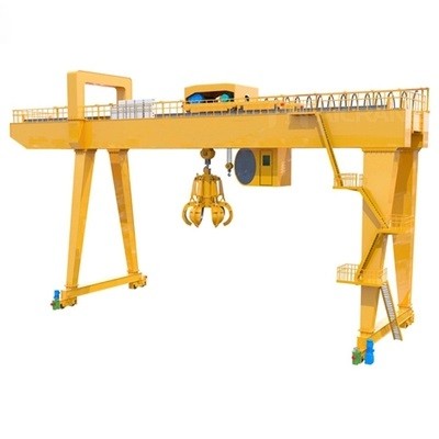 China MZ Type 5T Double Girder Gantry Crane 35m With Wireless Remote Control Grab on sale China MZ Type 5T Double Girder Gantry Crane 35m With Wireless Remote Control Grab on sale