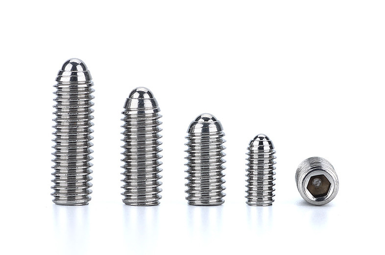 Stainless Steel Low-Profile Swivel-Tip Set Screws Swivel-Tip Headless Screws