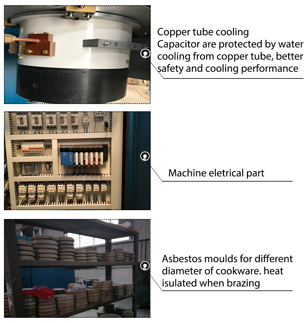 Industrial Heating Induction Brazing Machine Automatic For Cookware
