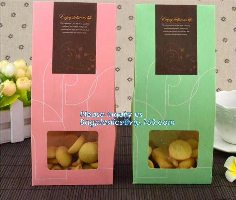 zipper. ziplock, Custom printed paper bread bags use for food packaging,Open Top Kraft Paper Laminated Foil Lined Flat B