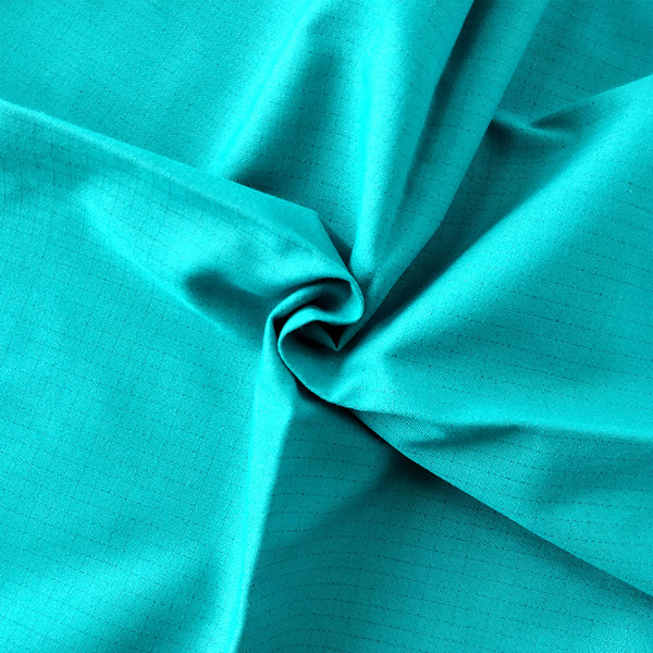 135GSM Cotton Polyester Carbon 150cm Width Woven ESD Fabric For Lab
