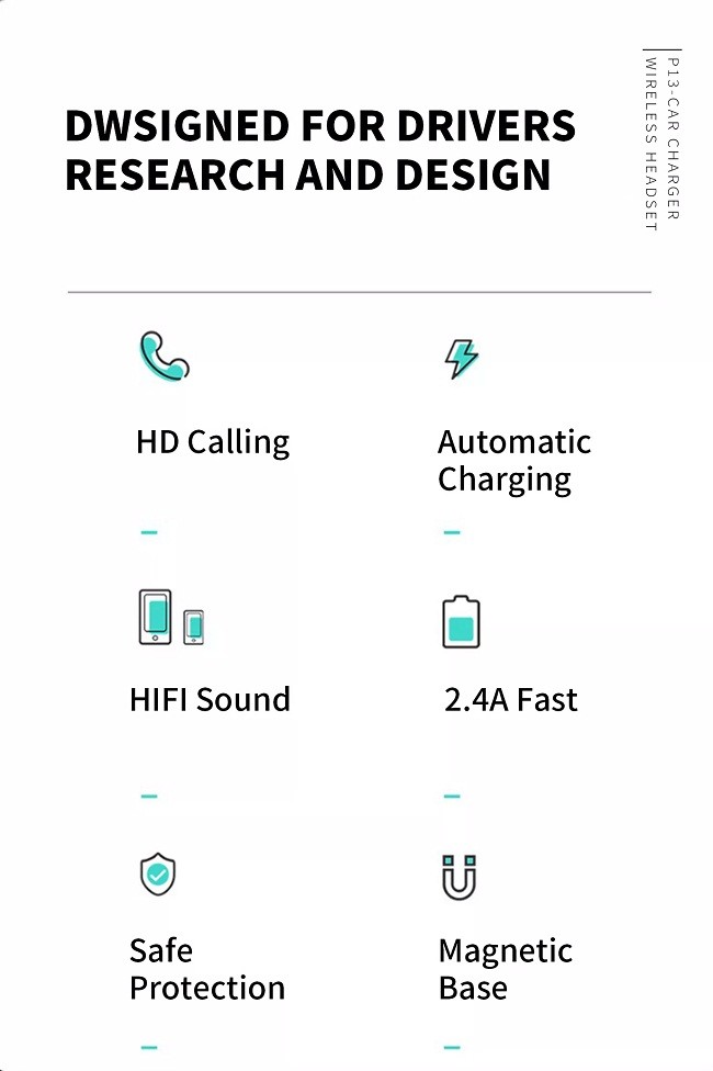 5V 2.4A Fast Car Phone Charger Adapter With Earphone