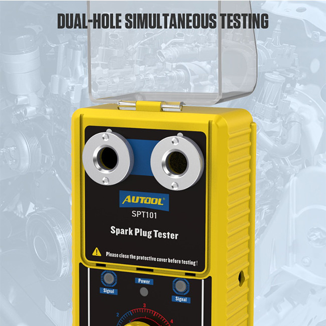 Spark Plug Car Diagnostic Tester 110V 220V With Auto Adjustable Double Hole Detector