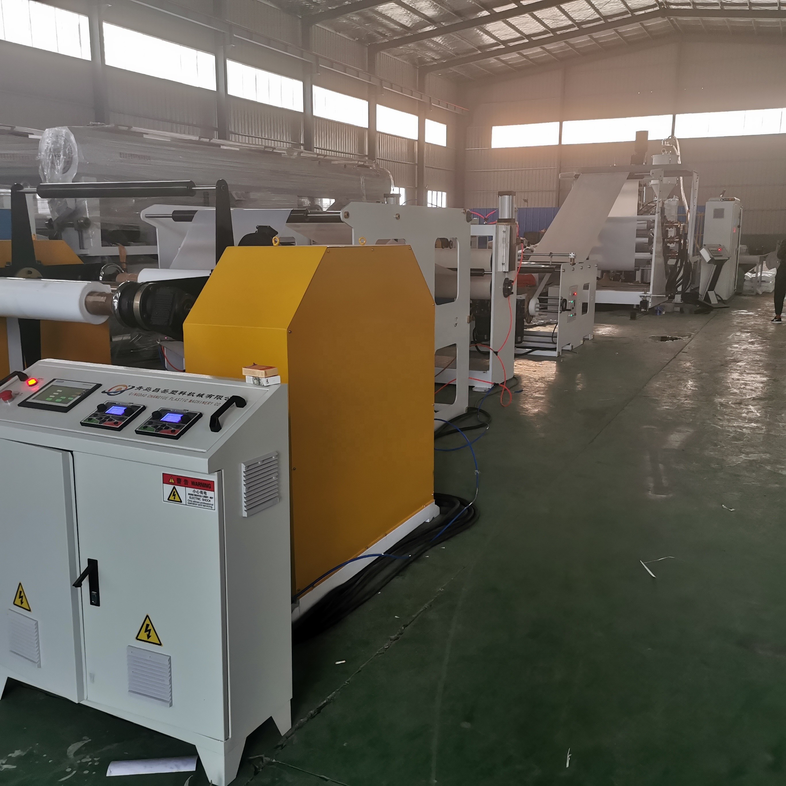 PP PE Sheet Extruding Line For PP PE Sheet And Board Production With Customized Design
