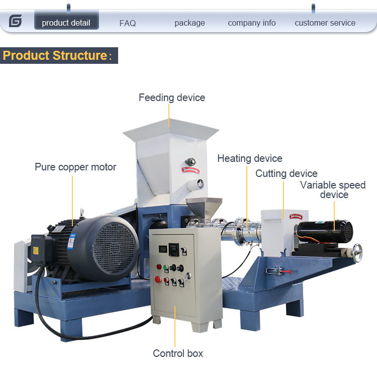 Compact Structure Poultry Feed Making Machine 220V Feed Processing Machine