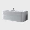 Buy cheap Contemporary Soaking Acrylic Fiberglass Freestanding Bathtubs 59" For Indoor from wholesalers