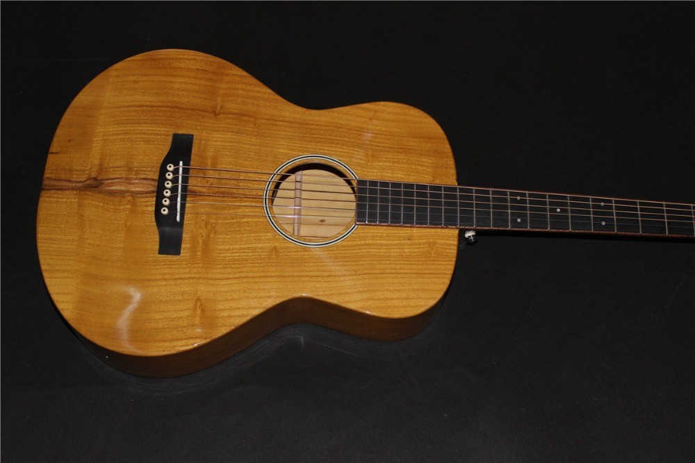 AAAA all Solid imported melburry wood OOO15 body custom guitar acoustic electric guitar