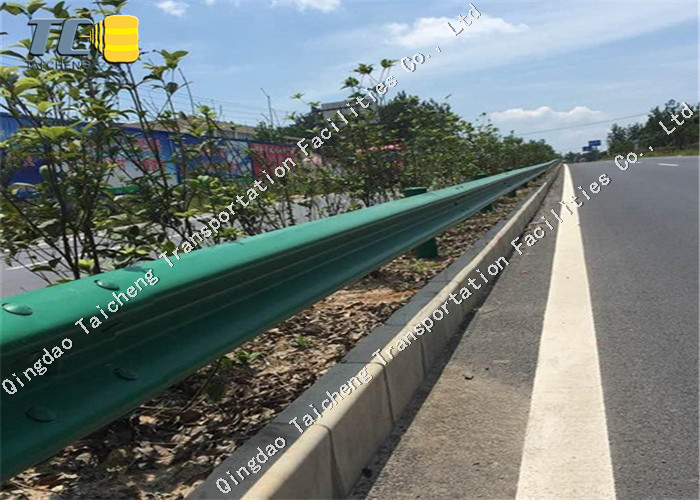 Corrugated Steel Roller Crash Barrier System For Roadside Guardrail