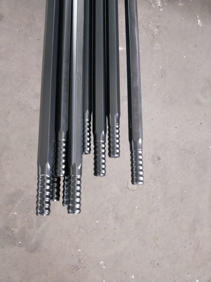 Hex 25 Drifter Rod Speed Rod Shank End rod R25 Length 610-3600mm For Mining