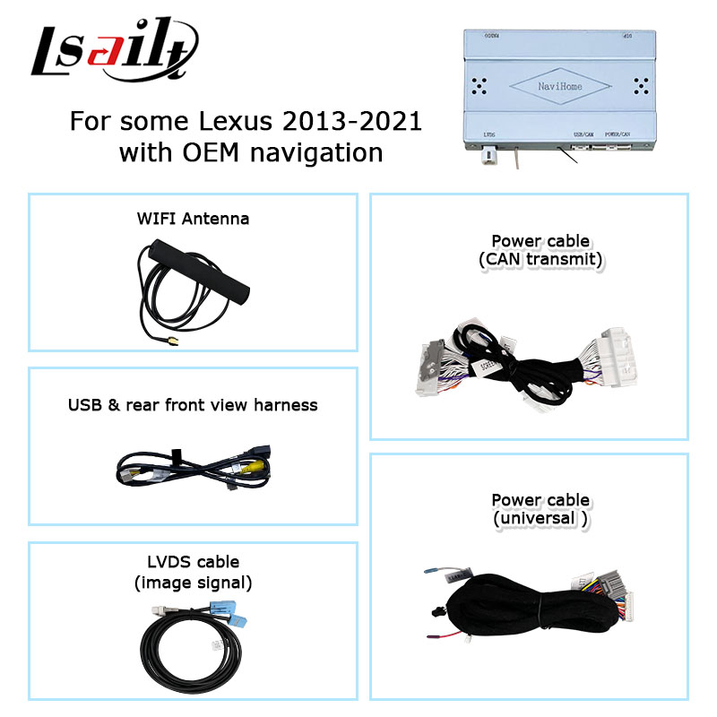 Lexus IS350 IS200t IS300 IS300h wireless caprlay android auto box screen mirroring