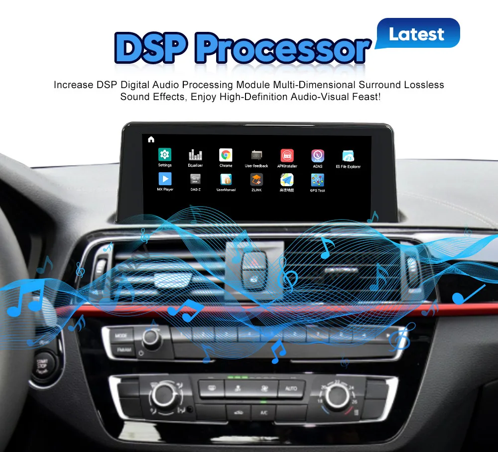 Wireless BMW Android Head Unit 5 Series F10 F11 2013-17 NBT System