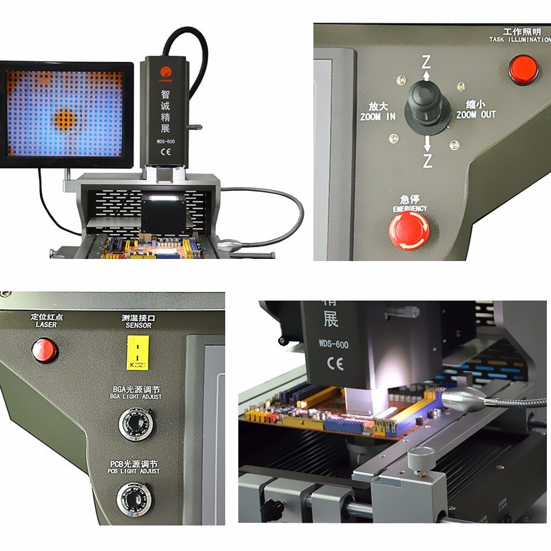 4800W 60Hz Infrared BGA Rework Station Soldering Desoldering WDS-600