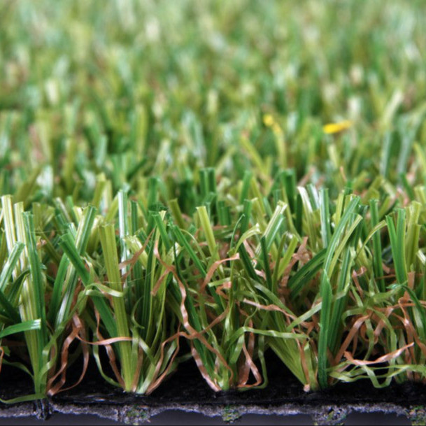 PP+LENO Backing Landscape Artificial Turf With Easy Paving And Installation 25mm Pile Height