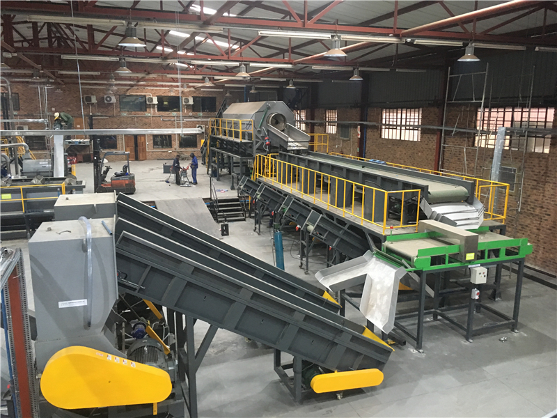 PET Plastic Recycling And Washing Line